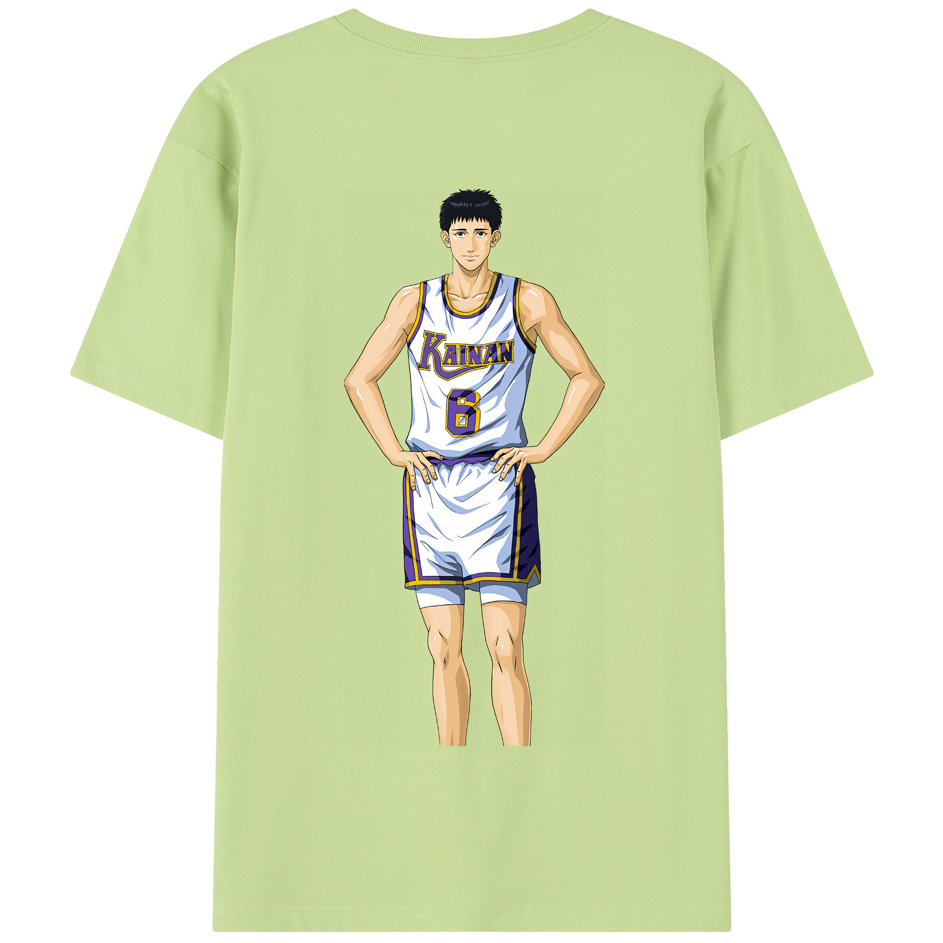 SLAM DUNK／スラムダンク 綿100％半袖Tシャツ（背面プリント）